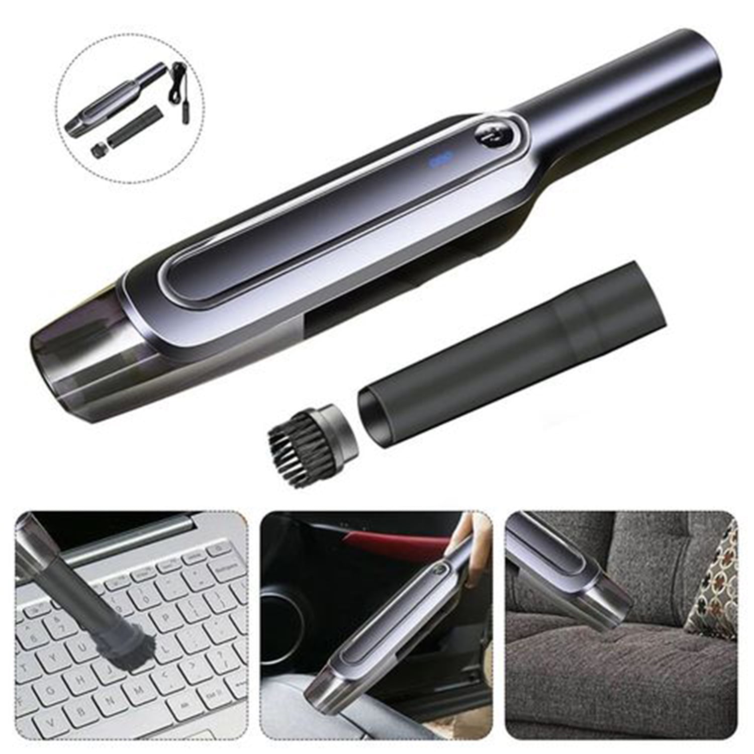 6325 Portable Vacuum Cleaner Wireless Usb High Power Strong Suction Handheld Vacuum Cleaner For Home Cars 6325 Portable Vacuum Cleaner Wireless Usb High Power Strong Suction Handheld Vacuum Cleaner For Home Cars